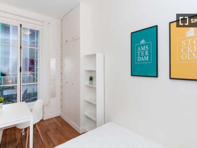 Chambre dans un appartement partagé de 4 chambres à Saint Merri, Paris
