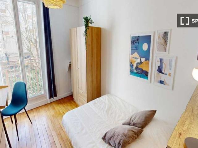 Chambre dans un appartement partagé de 5 chambres à Jean Moulin, Paris