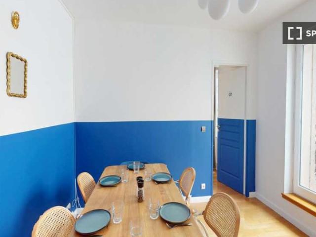 Chambre dans un appartement partagé de 6 chambres aux Halles