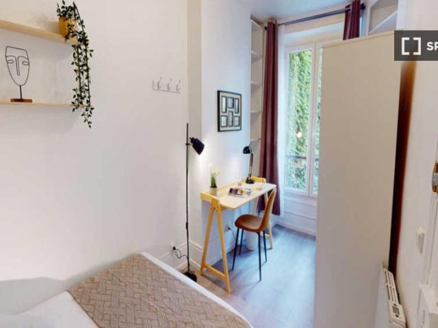 Chambre dans un appartement partagé de 6 chambres à Muette Nord, Paris