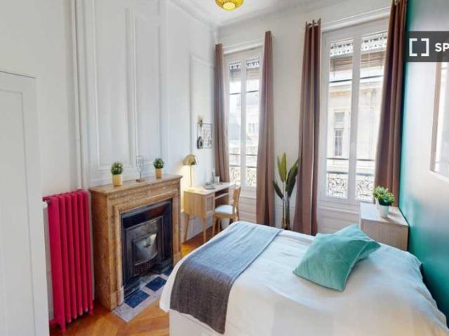 Chambre dans un appartement partagé de 7 chambres à Guillotière