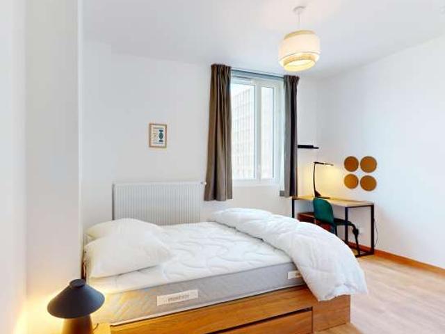 Chambre dans un appartement partagé de 9 chambres, Grand Centre