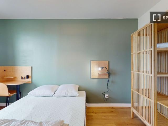 Chambre dans un appartement partagé de 12 chambres, Vaugirard, Paris