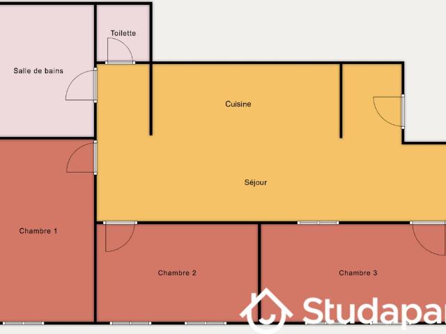 Chambre dans une colocation de 12m2