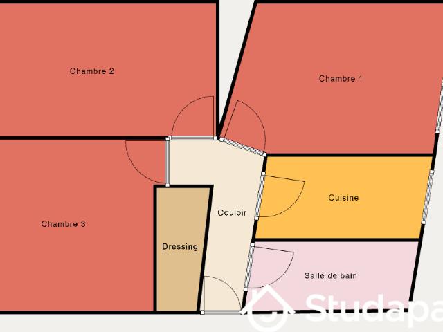 Chambre dans une colocation de 12m2