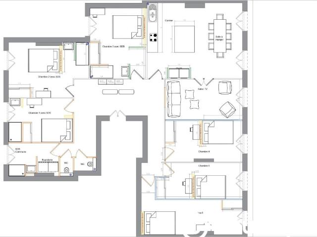 Chambre dans une colocation de 15m2