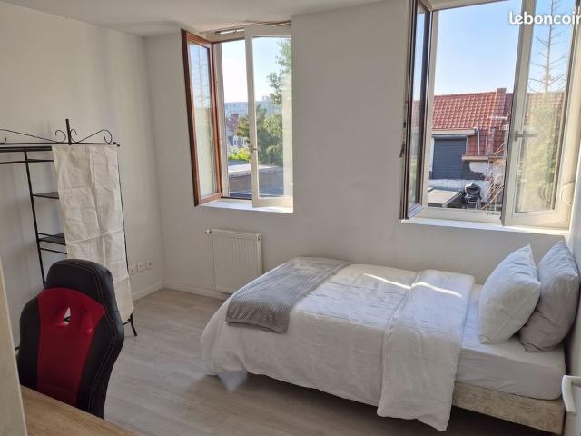 Chambre de 15m2 à louer sur Roubaix