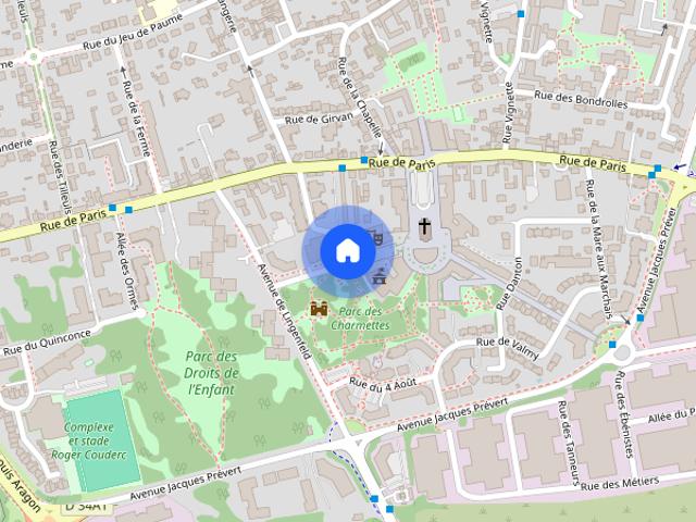 Chambre de 8m² en colocation à Torcy