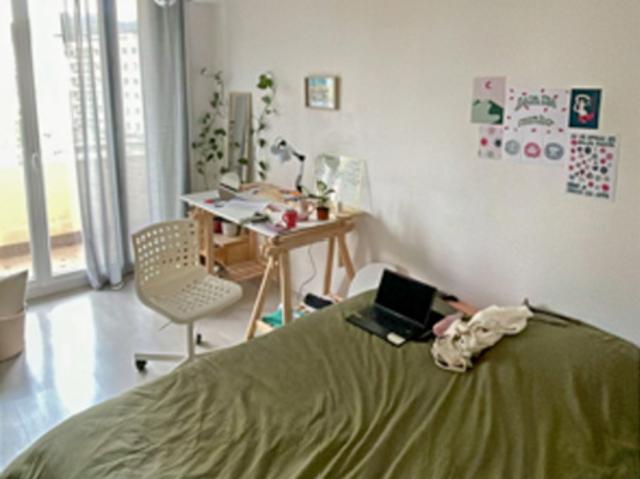 Chambre disponible en colocation étudiante