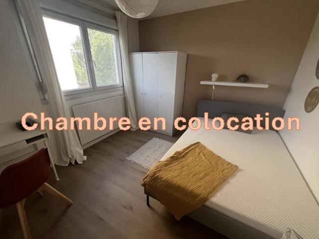 Chambre en colocation 3ème étage 9,11 m2 Non meublé