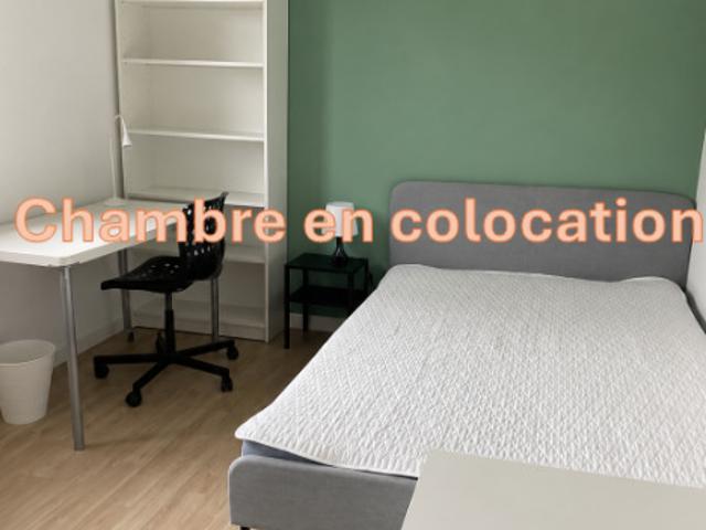Chambre en colocation 5ème étage 9,50 m2 Meublé