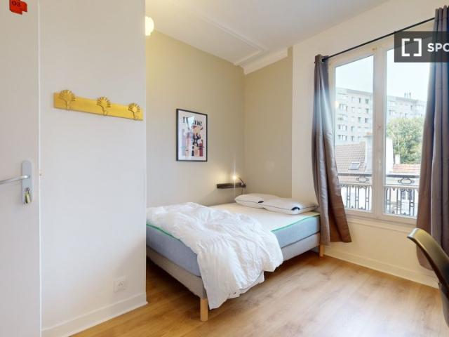 Chambre en colocation à louer à Manin Jaurès, Paris