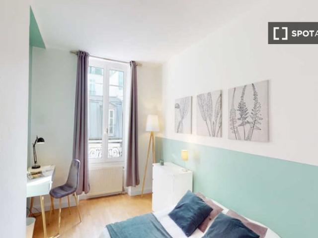 Chambre dans un appartement partagé de 5 chambres, Monnaie, Paris
