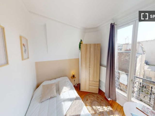 Chambre en colocation à louer à Clignancourt, Paris