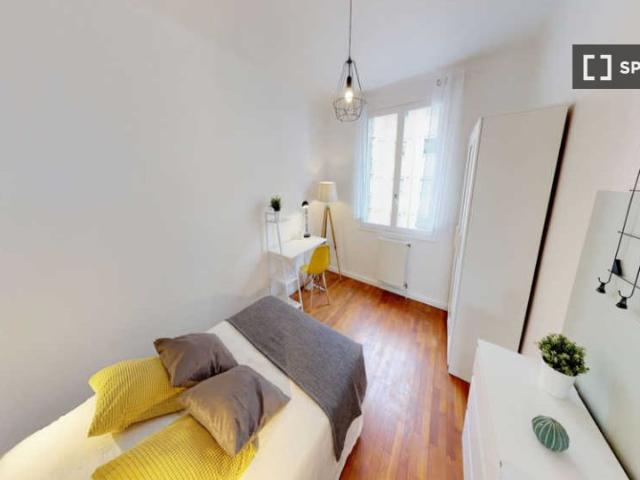 Chambre dans un appartement partagé de 5 chambres à Guillotière, Lyon