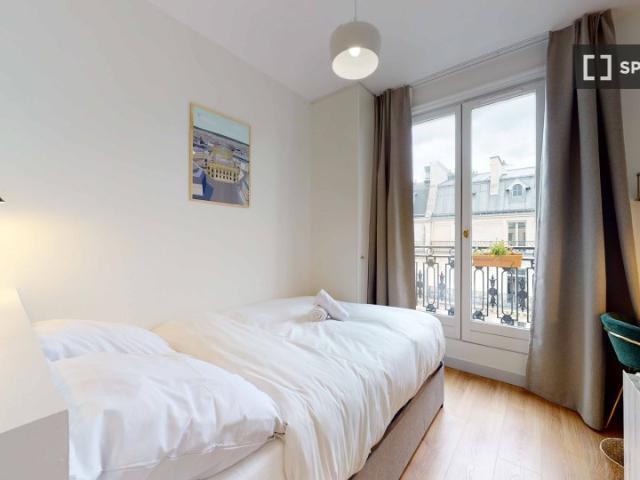 Chambre dans un appartement partagé de 18 chambres à Vivienne Gaillon, Paris