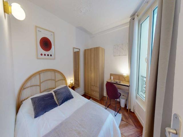 Chambre à Paris Cité Condorcet, Rochechouart