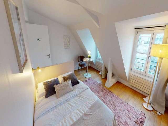Chambre partagée à louer à l'Opéra Chaussée, Paris