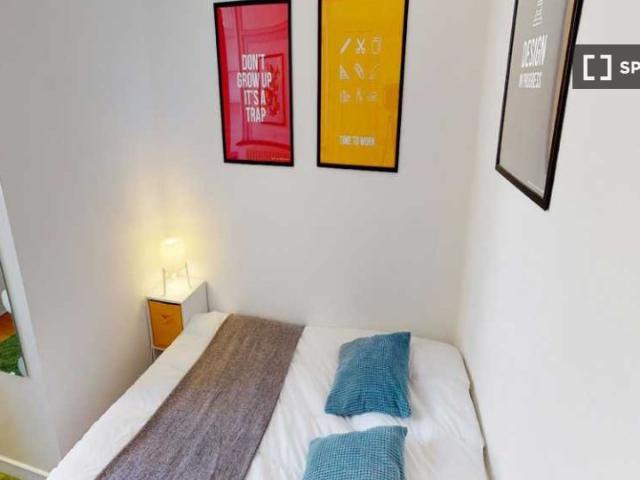 Chambre partagée dans un appartement de 3 lits à Wazemmes, Lille