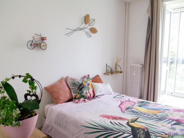 Chambre verrou coloc T5 meublé WIFI TV Cav Lorient