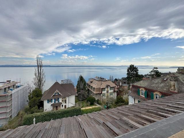 Chambres avec vue magnifique dans un quartier calme à Neuchâtel
