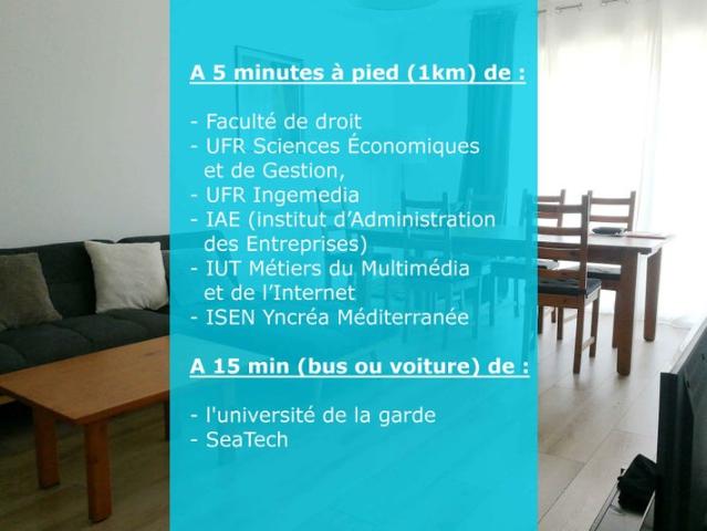 Chambres en colocation fiche proche écoles