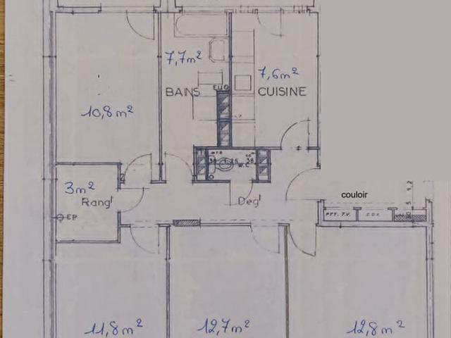 Chambres meublées en colocation avec balcon privé