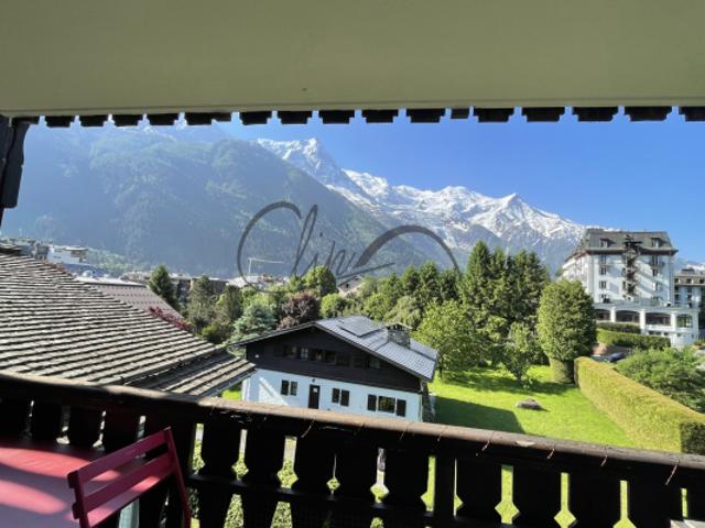 Chamonix appartement 3 pièces vue Mont Blanc