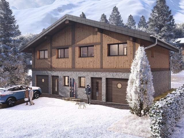 CHAMONIX MONT BLANC DEMI CHALET AVEC 3 CHAMBRES, TERRASSE ET JARDIN