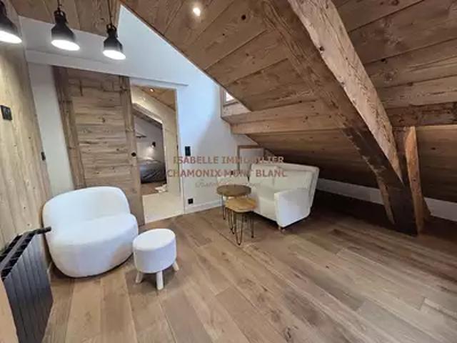 Chamonix Mont Blanc 74400 Achat / Vente appartement 4 pièces t4 au dernier étage