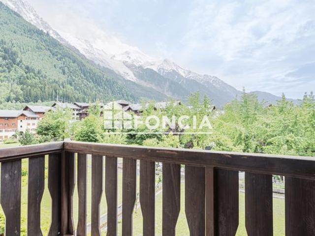 Chamonix – studio avec balcon vue mont blanc et parking