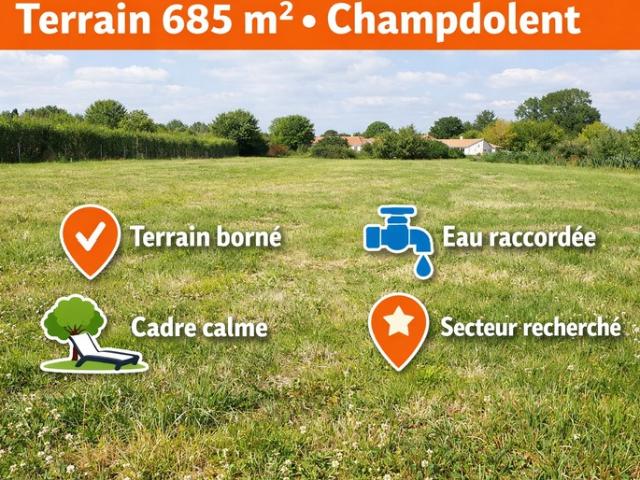 Champdolent Vente Terrain 17