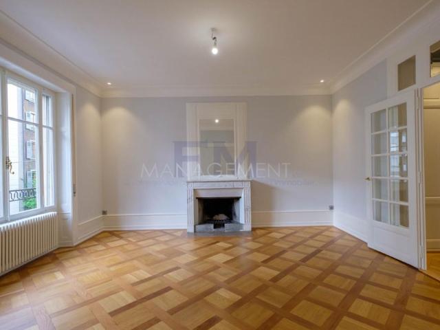 Champel, rue Marignac, 5.5 pcs on the 2nd floor, approx 140m2