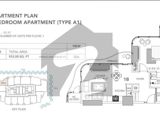 Chance Deal! 1 Bedroom A1 Category Full Sea Facing Apartment in H&S Residence | Easy Installment Plan