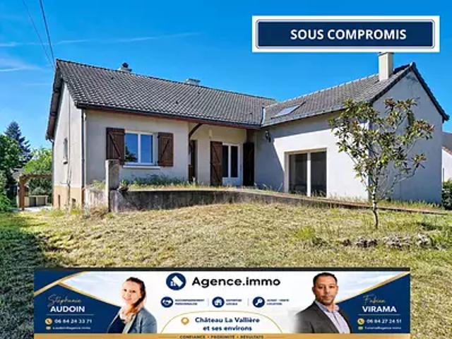 Channay sur Lathan 37330 Achat / Vente maison 6 pièces t6 parking