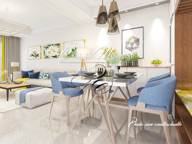 Chantepie Appartement 2 pièces de 43.55m² balcon de 5.77m² 1er étage ascenseur stationnement