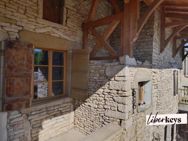 CHARDONNAY 71700 MAISON EN PIERRE 101.5 M² Habitable COMBLES CAVES ATELIER JARDIN