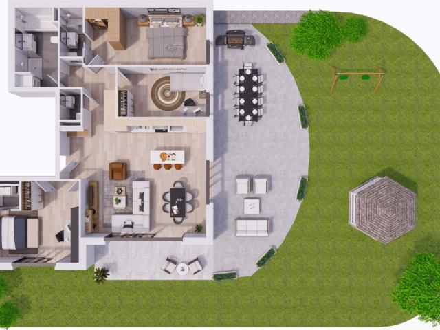Chardonne grand 4.5 pieces avec jardin et belle vue lac | dreamo. Ch