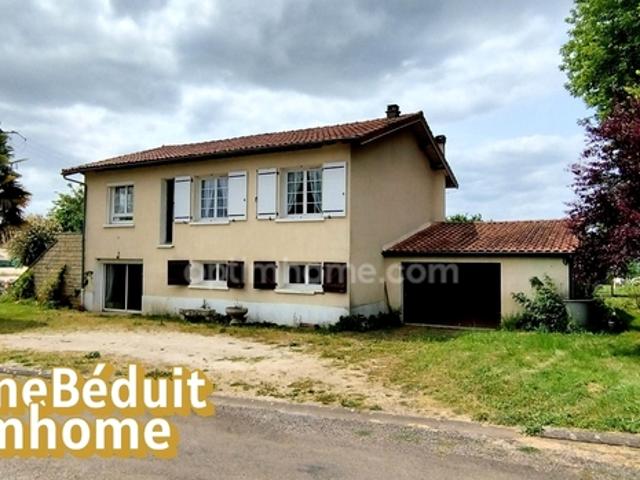 CHARENTE, VAL DE BONNIEURE, Maison sur sous sol, 3 chambres, garage, terrain arboré 1457 m²