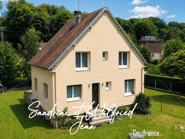 CHARLEVAL 27380 – Maison familiale entièrement rénovée avec sous sol complet, jardin clos et prestations haut de gamme