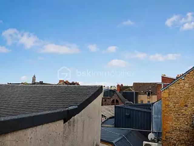 Charleville Mézières 08000 Achat / Vente appartement 2 pièces t2 au dernier étage cave