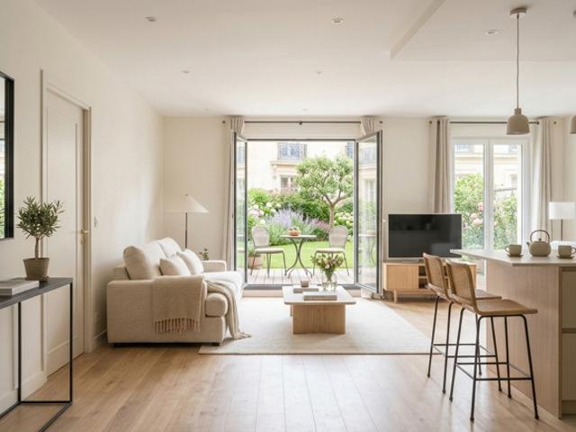 Charmant 2 pièces avec terrasse et jardin à Asnières sur Seine
