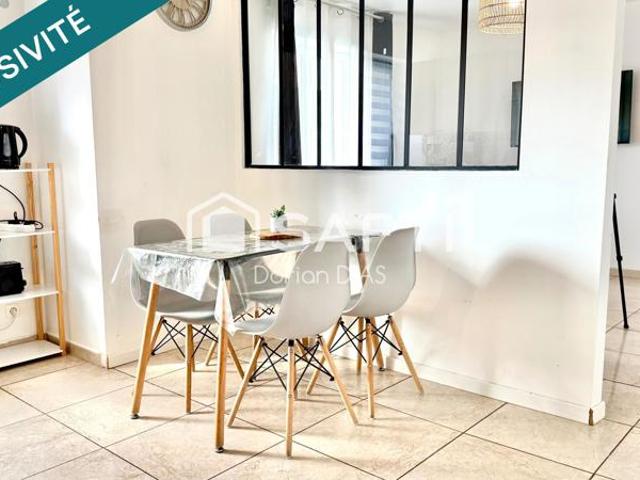 Charmant 3 pièces, 2 chambres – Gare à 2 min !