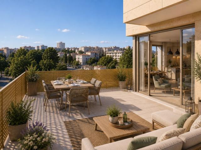 CHARMANT 3 PIÉCES MODERNE ET LUMINEUX À 2 PAS DES PLAGES ET DU PARC BORÉLY 3 pièces, 70 m²