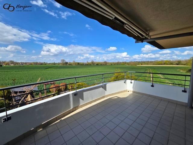 Charmant 3P de 71 m2 avec balcon et vue dégagée sur les champs STRASBOURG ROBERTSAU