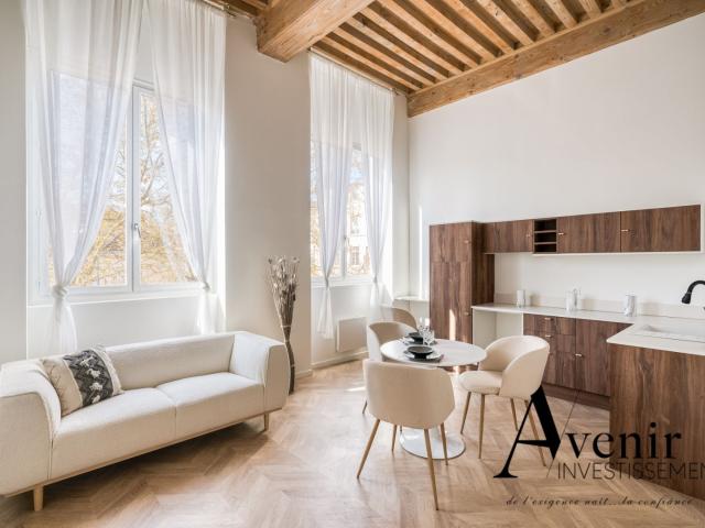 CHARMANT T1 BIS 50 M2 MEUBLE COEUR CROIX ROUSSE Lyon