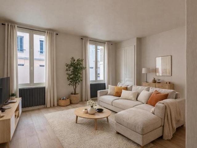 Charmant T2 rénové, lumineux à Lyon 60m² Lyon 3ème