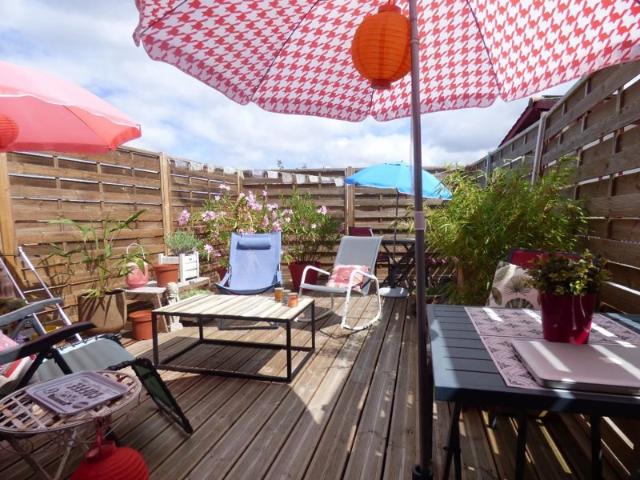 Charmant appartement 3 pièces 61m2 avec grande terrasse à Talence parking