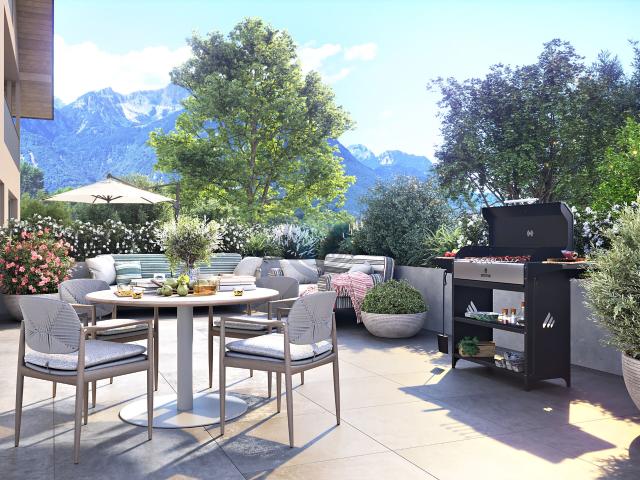Charmant appartement de 4.5 pièces neuf au rez de chaussée | dreamo. Ch