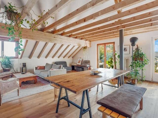 Charmant attique de type loft de 4.5pcs au calme à Mont Sur Rolle | dreamo. Ch